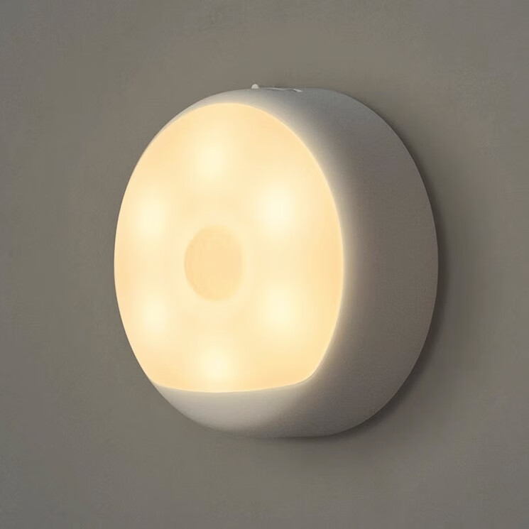 Yeelight智能感應(yīng)充電小夜燈臥室光控床頭燈喂奶睡眠過道插電燈 Polaris-USB充電感應(yīng)版夜燈