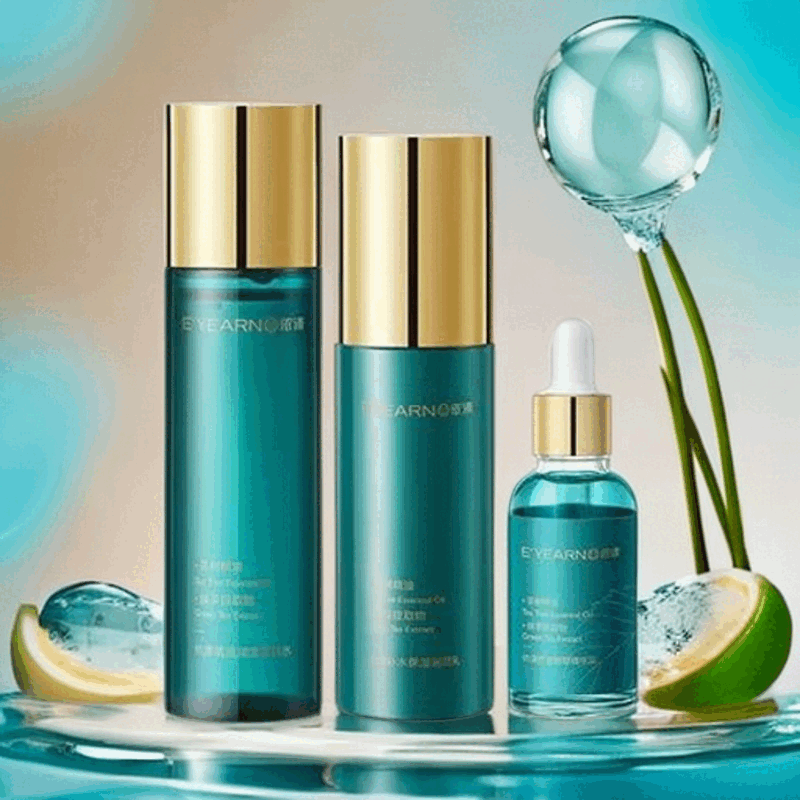 依漾(E'YEARN)菁华水乳装补水保湿修护祛痘舒缓护肤品面部女士 爽肤水+乳液