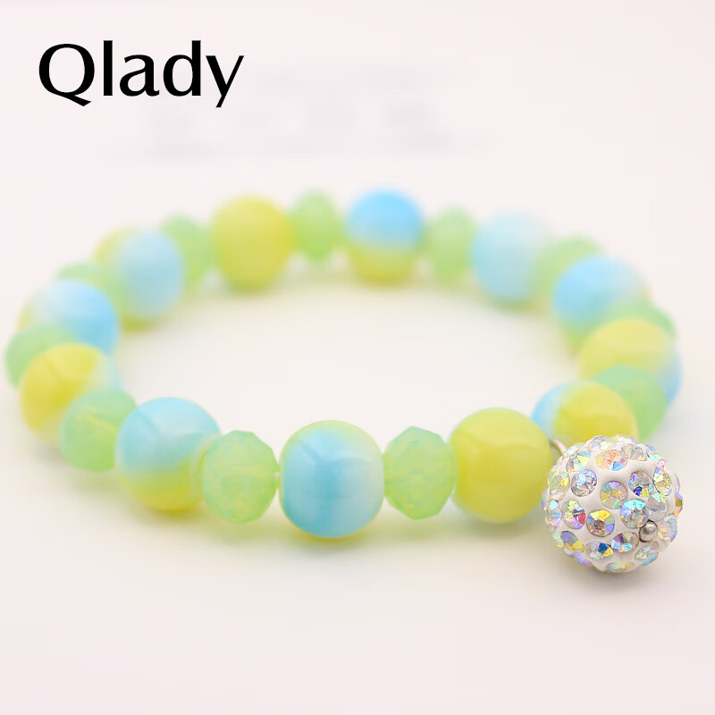 Qlady森系手鏈女學(xué)生韓版簡約個性手鏈閨蜜手串二人款ins小眾設(shè)計(jì)