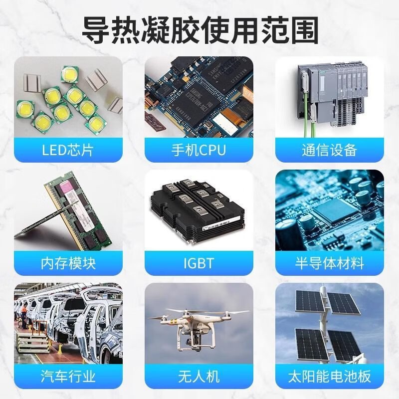 SINATFEEL导热凝胶 笔记本散热凝胶 手机维修导热凝胶 芯片显卡凝胶 笔记本电脑散热膏 10g CNB-5804   [导热系数8W]  30g