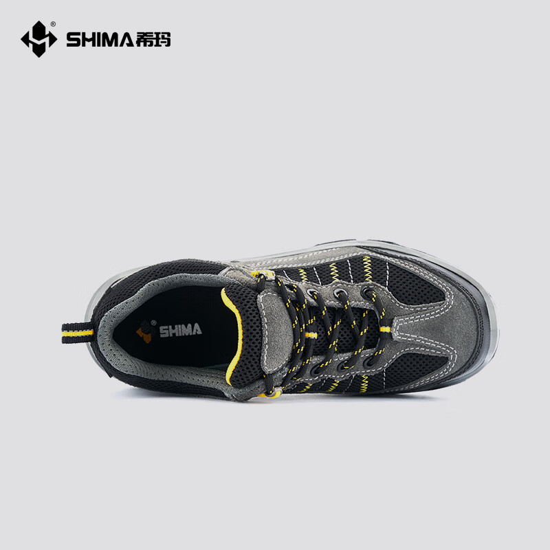 希玛劳保鞋男士夏天防砸防刺穿静电鞋绝缘鞋安全鞋户外工地鞋工作鞋 灰色(电绝缘) 42