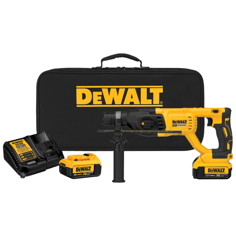 得偉電錘充電無刷錘鉆兩用三用重型多功能電鎬大功率沖擊鉆套裝DCH133