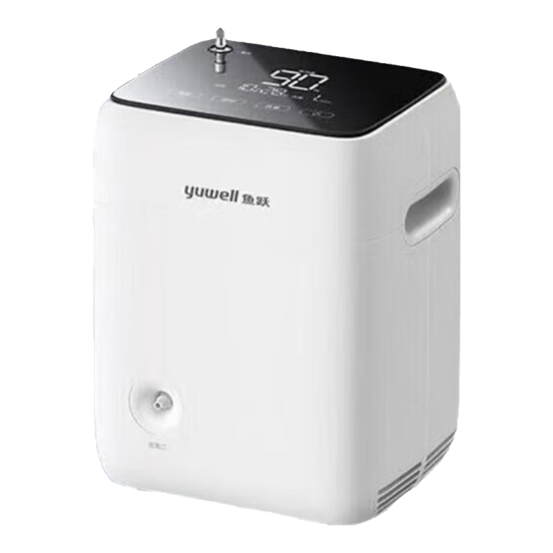 鱼跃吸氧机5升L家用制氧机老人孕妇用呼吸制氧雾化一体机轻音吸氧机 【自动加湿雾化款】7升氧可调+轻音稳定供氧+定时