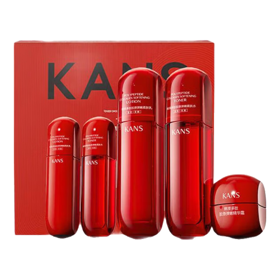 韩束红蛮腰水乳霜套装礼盒抗皱紧致双抗保湿护肤化妆品生日礼物送女友