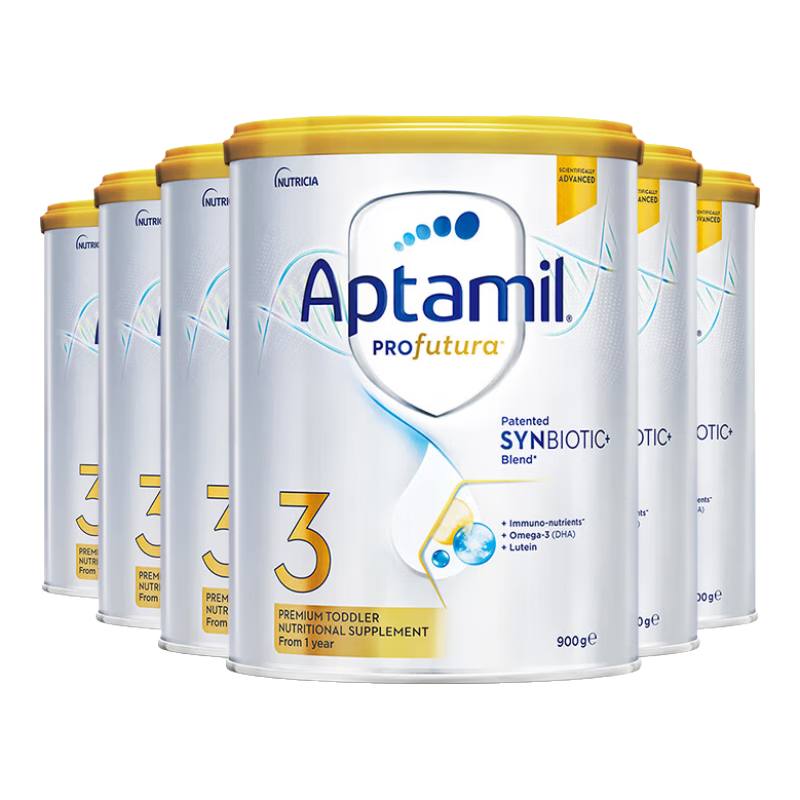 ���ڲ�����Aptamil/������ ���ް׽�� 3�� Ӥ���̷� 900g 6��    1320Ԫ