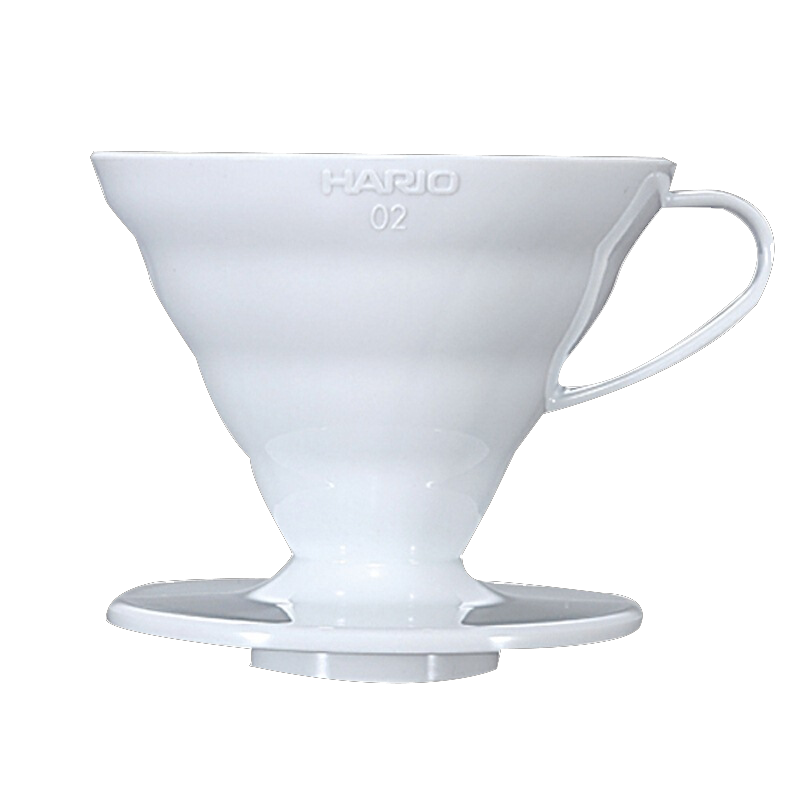 查询HARIO日本耐热树脂手冲咖啡滤杯滴滤式咖啡器具家用咖啡过滤器配量勺V60系列02号2-4人份1179710历史价格