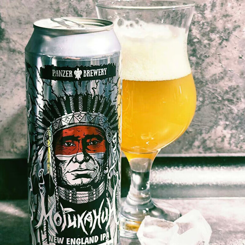 何以解忧俄罗斯进口塞尔加科鱼厂镜鲤番石榴冰沙酸艾尔磐泽果泥浑浊IPA 磐泽印第安大帝浑浊IP 450mL 1罐