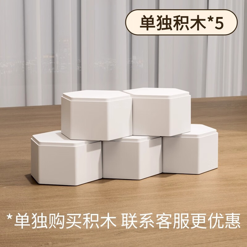 艾仕可盲盒展示架收纳透明亚克力手办防尘展示柜玩具积木泡泡玛特展示盒 单独积木