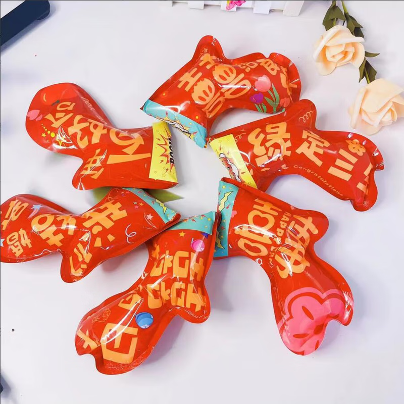 无品牌礼炮订婚结婚充气小礼花枪创意婚礼手持彩带枪喷花筒订婚婚 100个装【颜色随机】