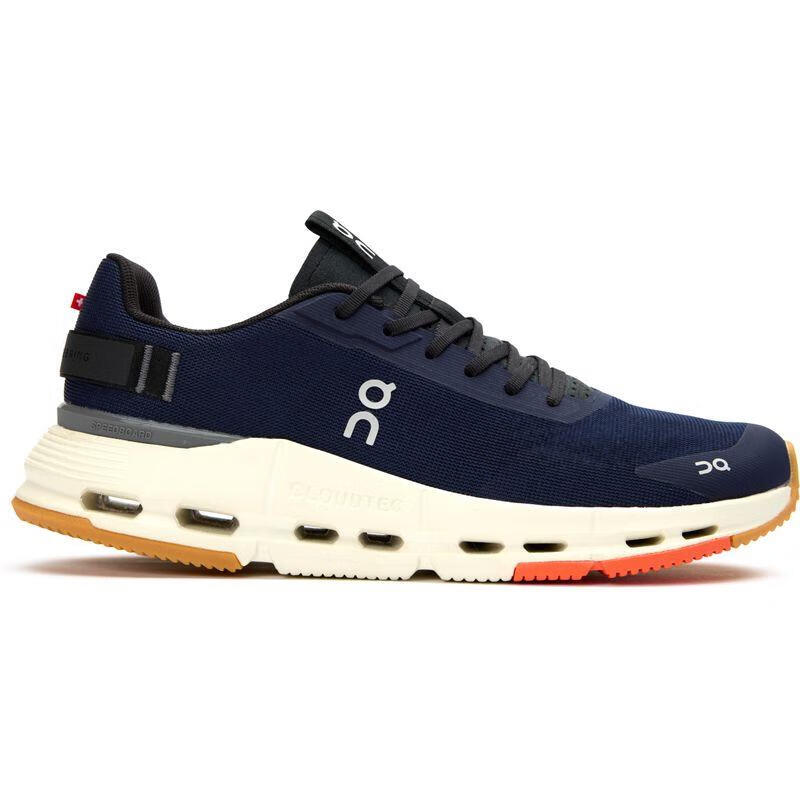 On Running䀚跑同款海军蓝轻盈缓震跑步鞋男透气训练鞋 Navy Blue 42