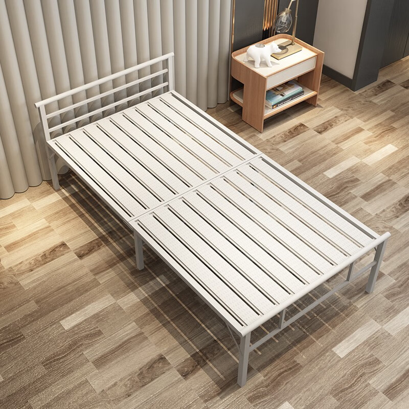 百圣牛折叠床单人床简易床钢丝床铁床家用1.2米1.