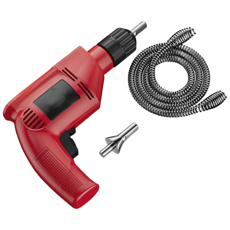 樂喏下水道疏通神器專用工具電動(dòng)管道專業(yè)疏通機(jī)廚房馬桶疏通神器3米