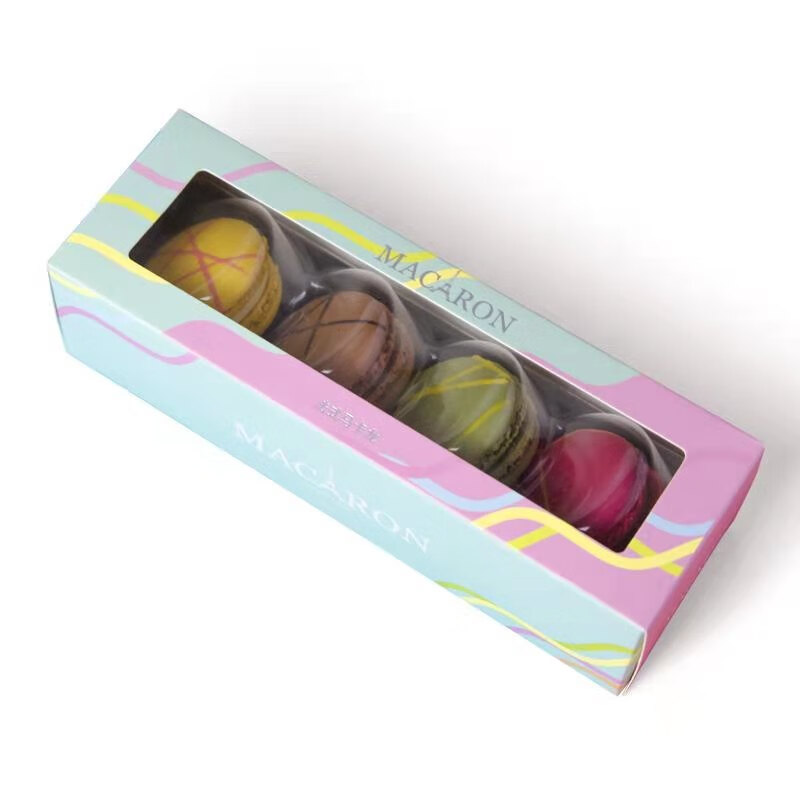 艺诚正宗法式手工甜点马卡龙西饼糕点下午茶甜点零食小吃4粒盒 新款4粒
