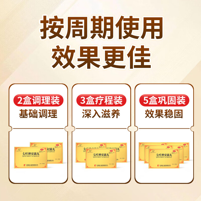 金七七叶神安滴丸36粒 主治失眠养心安神 用于失眠多梦心悸心烦 改善睡眠官方正品 【1盒装】改善睡眠