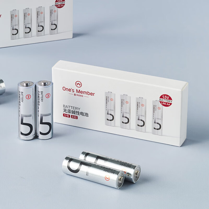 One's Member 5号无汞碱性电池 8粒装