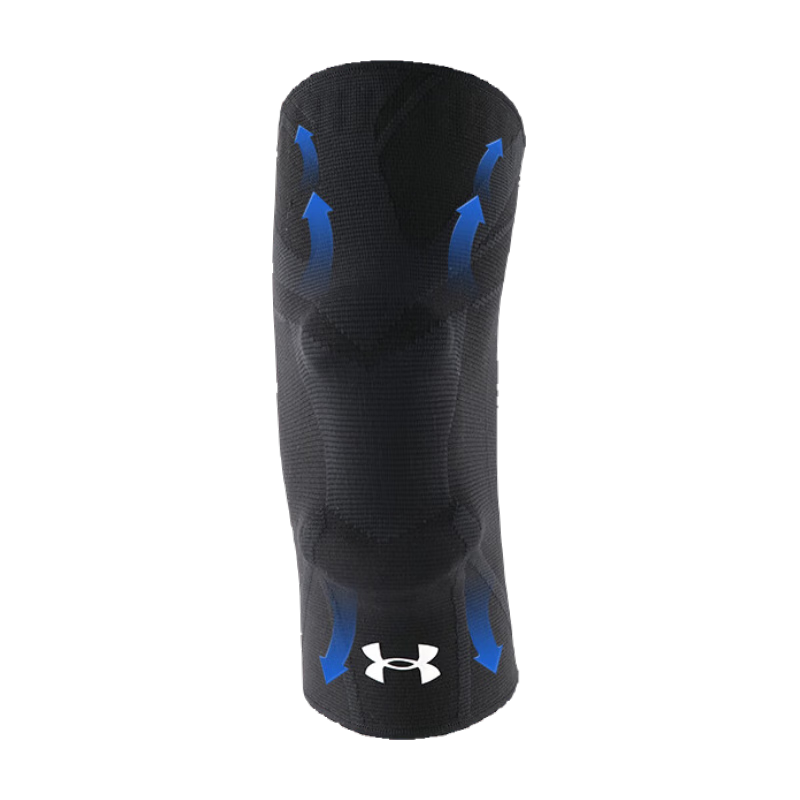 百亿补贴：安德玛（Under Armour）护膝保暖运动跑步男女士专业防护老寒腿关节炎篮羽球登山膝盖护具 61.6元(含国补)