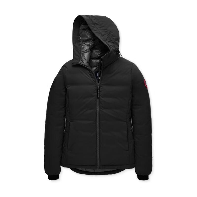 加拿大鵝（Canada Goose）女羽絨服連帽冬季外套白鴨絨戶(hù)外服飾冬季出行戶(hù)外活動(dòng) 黑色 均碼 |S