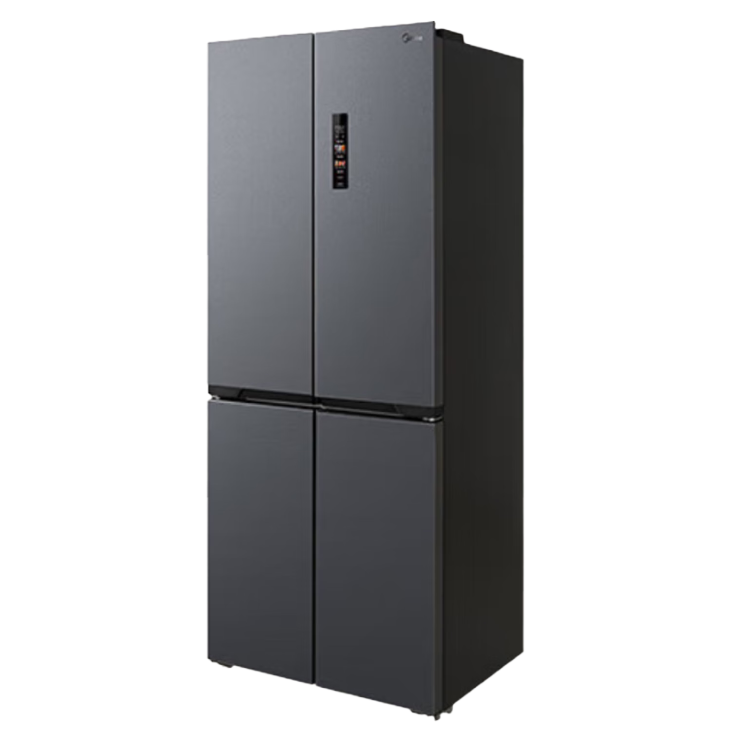 美的冰箱十字四开门对开门冰箱大容量一级双变频风冷无霜超薄60cm纯平全嵌家用冰箱国家补贴以旧换新 【一级保鲜全空间】苍穹灰