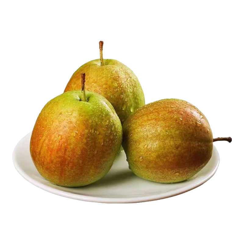京喜加正宗河北香梨特级新鲜水果梨子当季脆甜多汁远达新1 带箱2斤单果120+