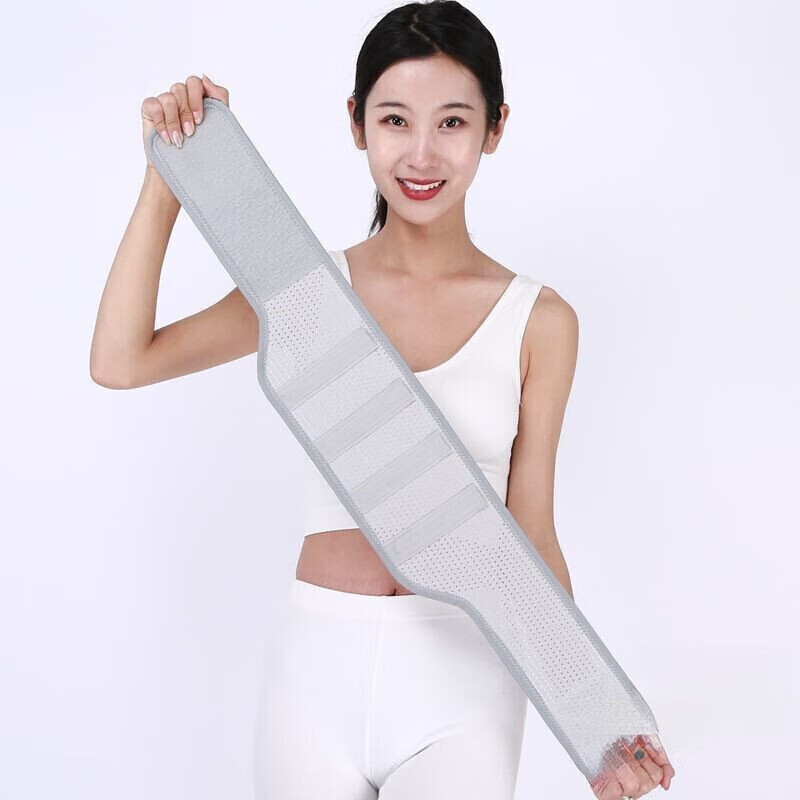 通用护腰带腰间盘突出腰带腰椎劳损腰部弹力绑带支撑护腰 7厘米宽(黑色) XL码-适合腰围2.7--3尺