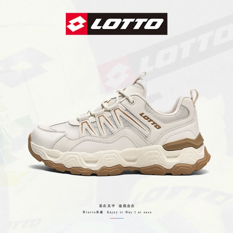 乐途（LOTTO）户外鞋男鞋春季网面透气运动鞋耐磨防滑爬山徒步鞋女 云峰白/白帽灰·女 38