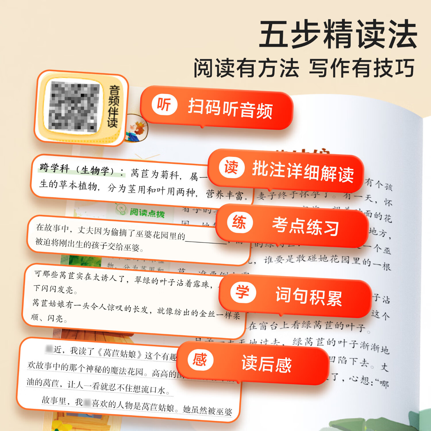 【时光学】快乐读书吧1-6年级上册课外阅读书目全四册帮助学生建立知识框架好词好句积累作文素材赠思维导图+手抄报儿童书籍 一年级 【全4本】