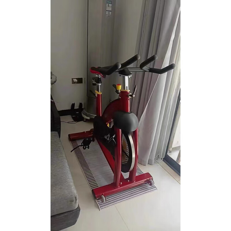必艾奇（）M動感單車M5809健身房商用皮帶健身車M5807家用健身器材 新款M5809_皮帶傳動_紅色_無聲音