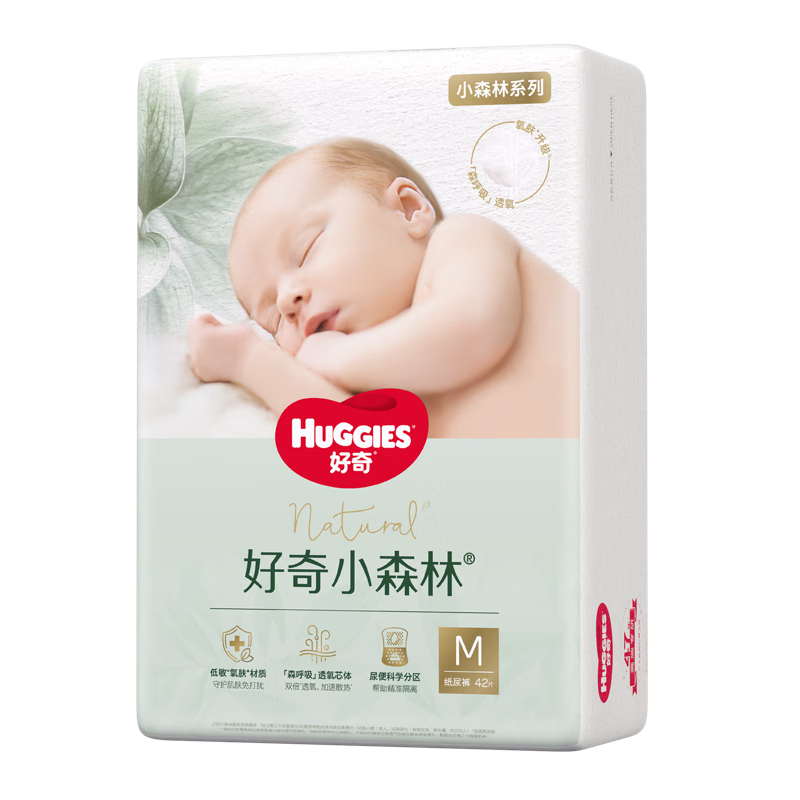 Huggies/���� ����װСɭ�� M�� ֽ��� 84Ƭ 163.9Ԫ