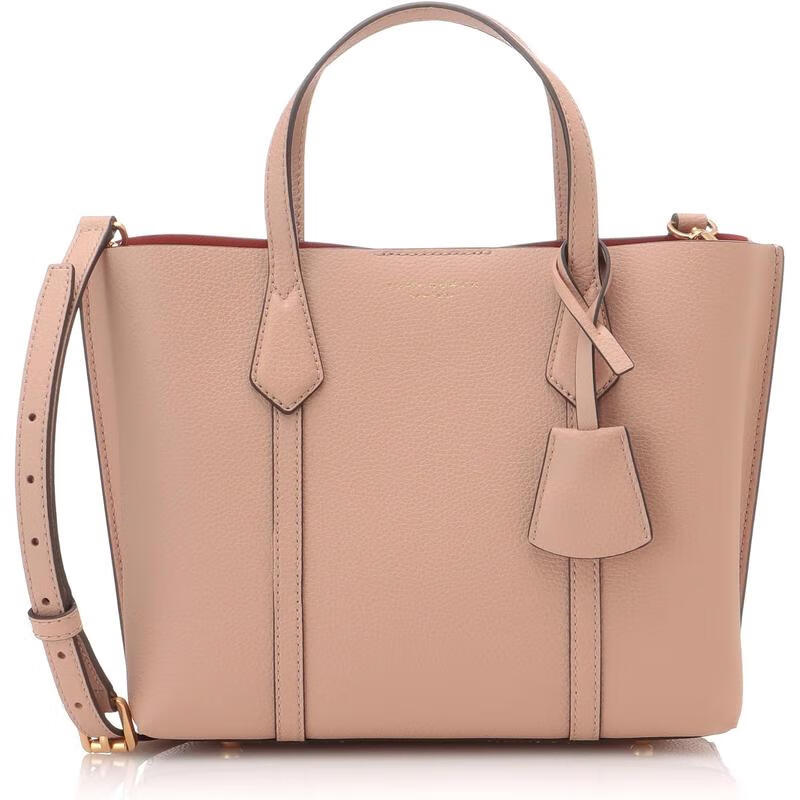 湯麗柏琦（Tory Burch）女士手提包簡(jiǎn)約皮質(zhì)可拆肩帶通勤休閑包送女友禮物 initial