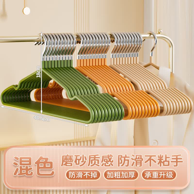 神价衣架合集：哑光树脂/蝴蝶结/加粗防滑款低至3.2元