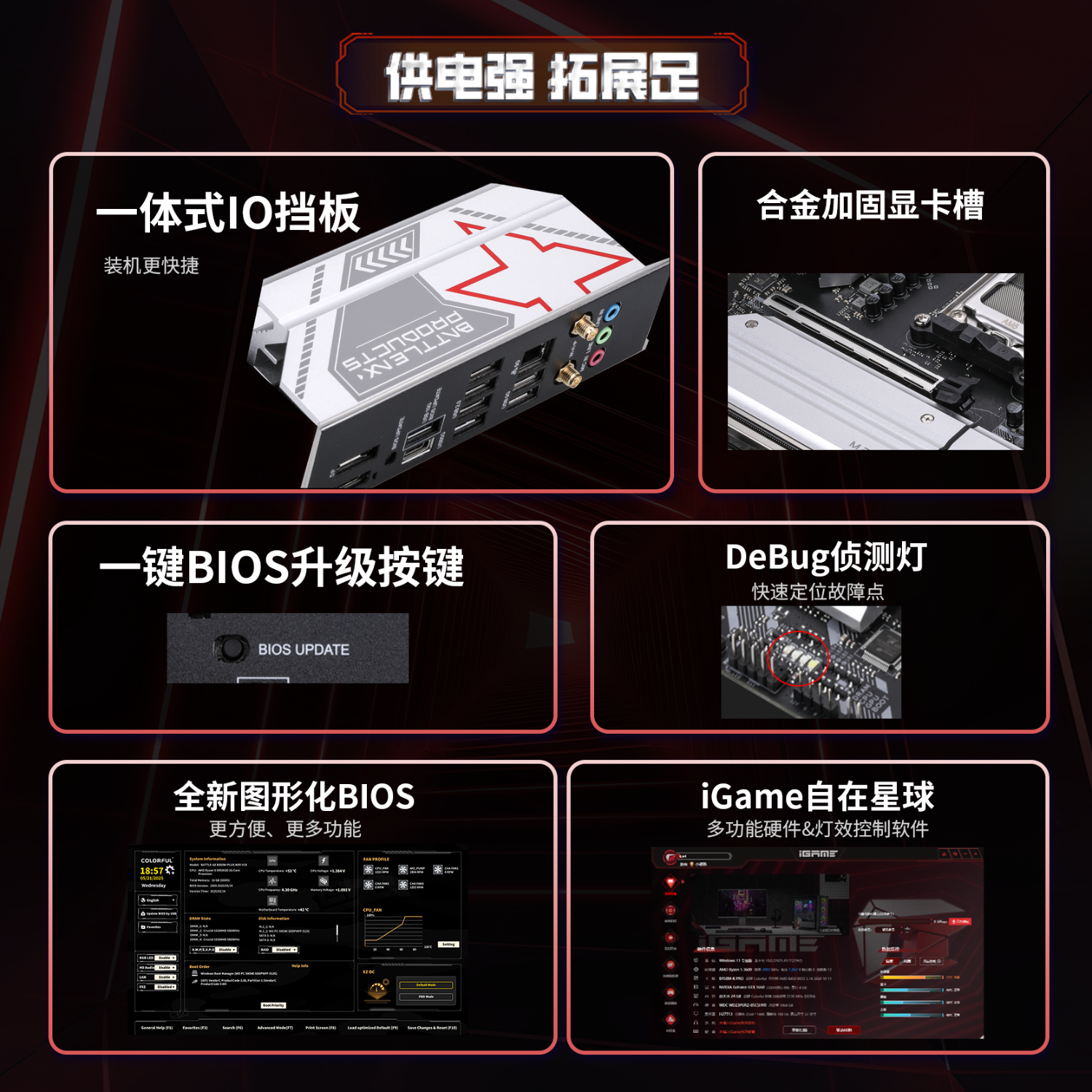 七彩虹 B850M-PLUS WIFI V14 黑刃 图 6