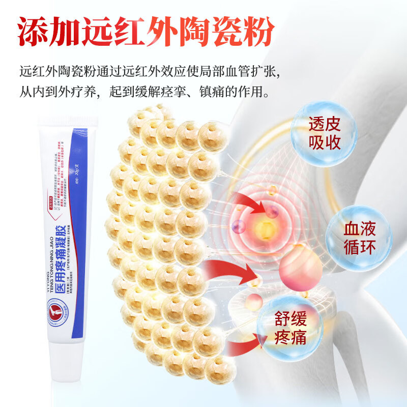 葵花医用疼痛凝胶肌肉关节劳损挫伤消炎肿胀按摩膏腰颈椎辅助治疗凝胶 2盒40g【日常保健辅助治疗】