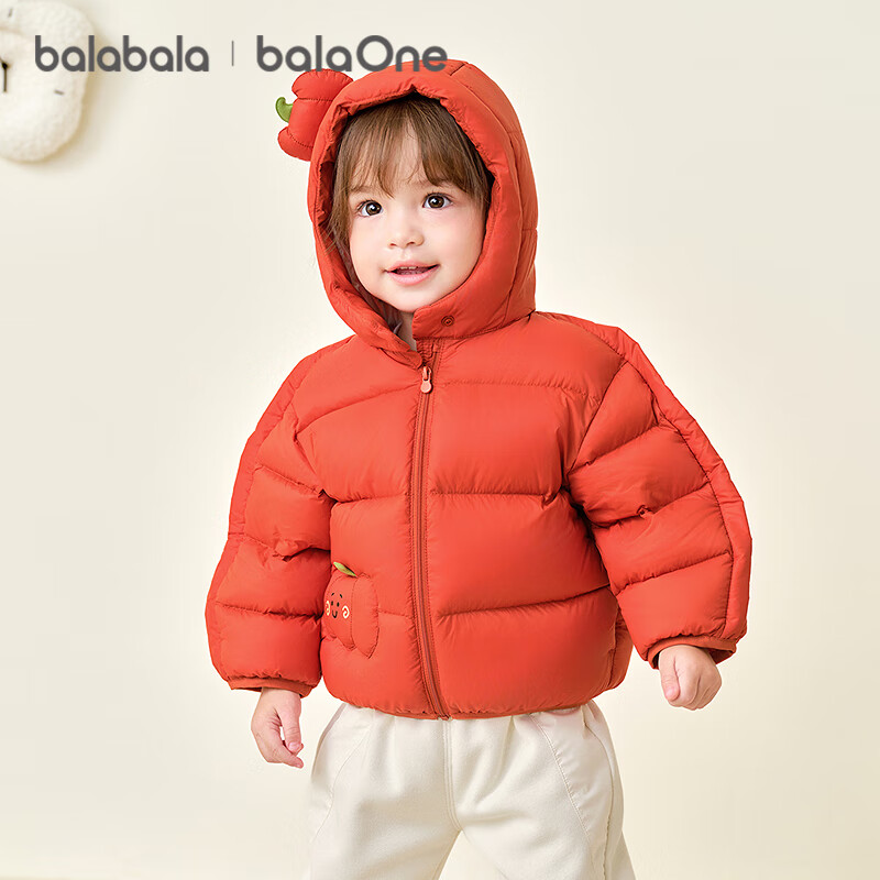 巴拉巴拉童装儿童羽绒服宝宝男女童2025冬装婴儿外套泡芙羽绒208425107201
