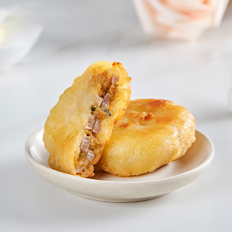 安井 冻品先生 香脆藕盒 油炸小吃半成品预制菜 空气炸锅食材方便速食 香脆藕盒800g*10袋【整箱批发】