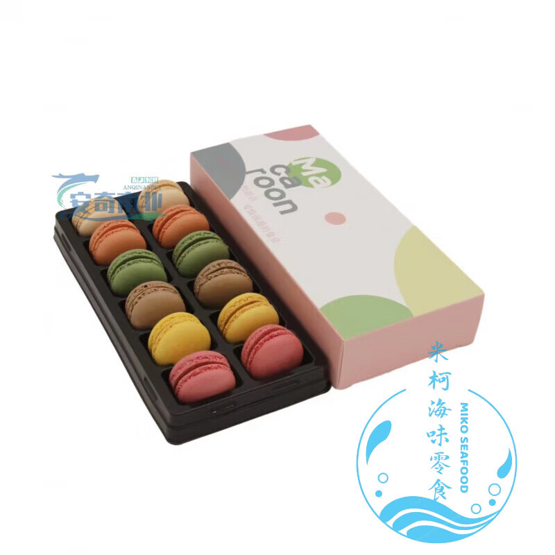法式马卡龙甜点24枚礼盒玛卡龙糕点心饼干小蛋糕情人节零食 12枚迷你礼盒70g