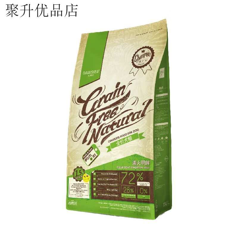 大瑪仕大瑪仕鴨肉梨狗糧泰迪比熊柯基幼犬糧成犬糧去淚痕1.5kg/10kg 【鴨肉梨】緩解淚痕 大瑪仕狗糧【1.5公斤】送試吃