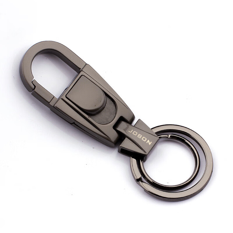 中邦中邦鑰匙扣 男士創(chuàng)意腰掛簡(jiǎn)約汽車(chē)鑰匙扣男士生日禮物 黑色