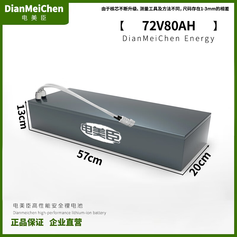 电美臣适用九号直上E/N/M系72V大容量锂电池极核AE4/AE5电摩专用 极核AE4【72V80AH 】325蚂蚁