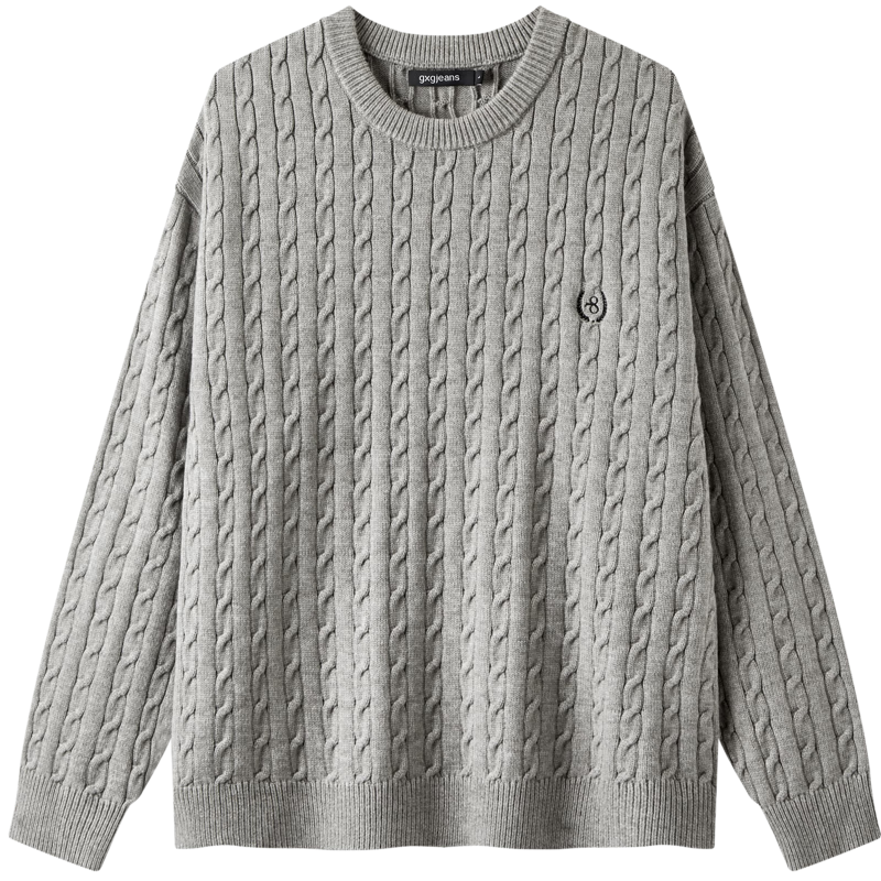 gxgjeans��װ ��ɫ��������ʻ���ůԲ��ë����֯����25�궬��Ʒ �ҿ�ɫ XL 180    138.64Ԫ