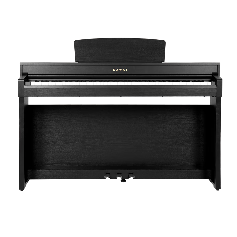 卡瓦依(KAWAI)电钢琴CN201键盘88键逐键配重 象牙质感键面圣诞节礼物专业钢琴 CN29PLUS黑色2025年新款+超值礼包