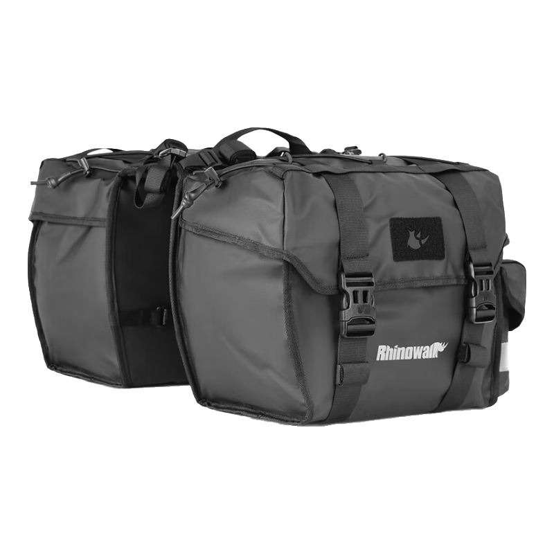 Rhinowalk犀牛自行車(chē)馱包尾包后座貨架包防水公路車(chē)山地車(chē)318長(zhǎng)途騎行收納 特大號(hào)50L 318長(zhǎng)途騎行系列防水貨架馱包