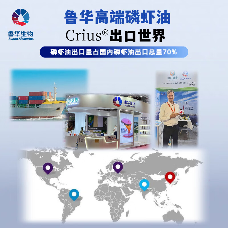 鲁华官方纯南极磷虾油虾青素omega-3EPADHA56%磷脂深海鱼油 十全十美【60粒*10盒】