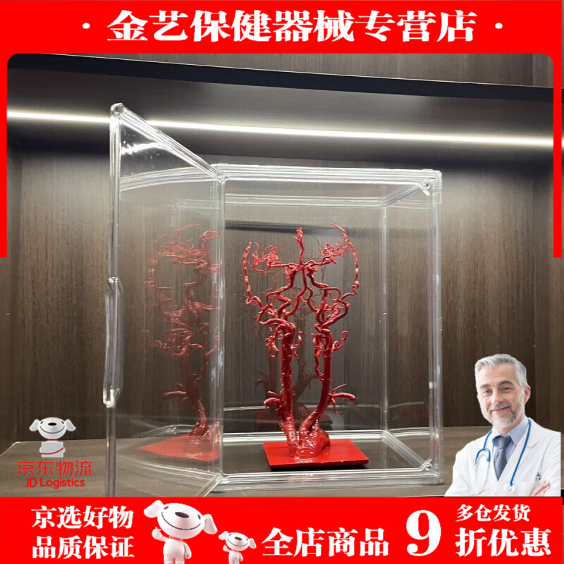 通用(GE)通用脑血管模型11 3D打印 解剖介入学习 内外科模型网红 科模型 科模型网红