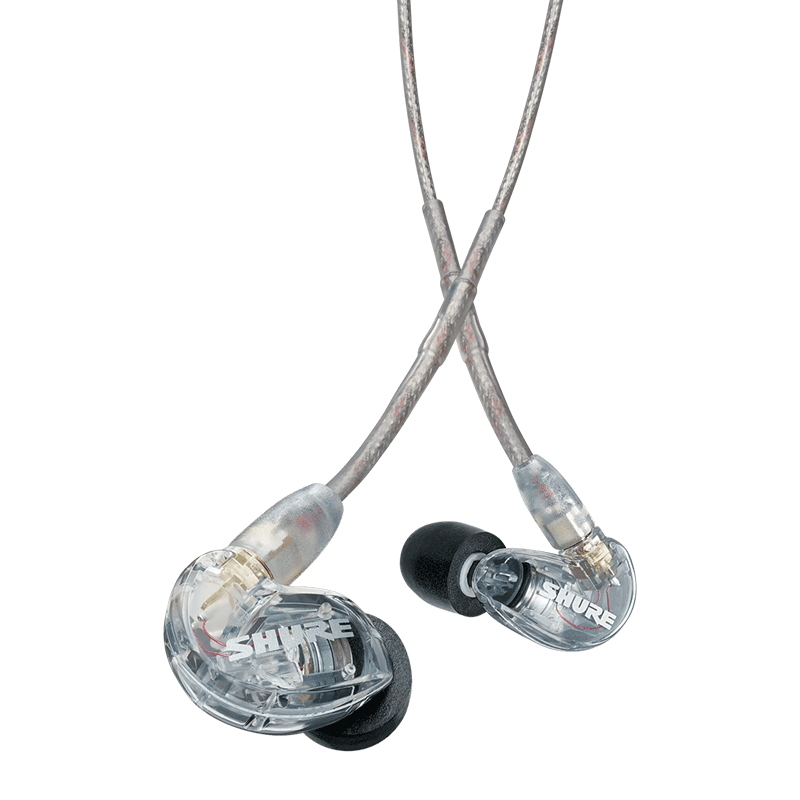 SHURE舒爾Aonic215 UNI動(dòng)圈有線耳機(jī) 入耳式線控通話 強(qiáng)勁重低音 運(yùn)動(dòng) HIFI 手機(jī)耳機(jī) 透明色