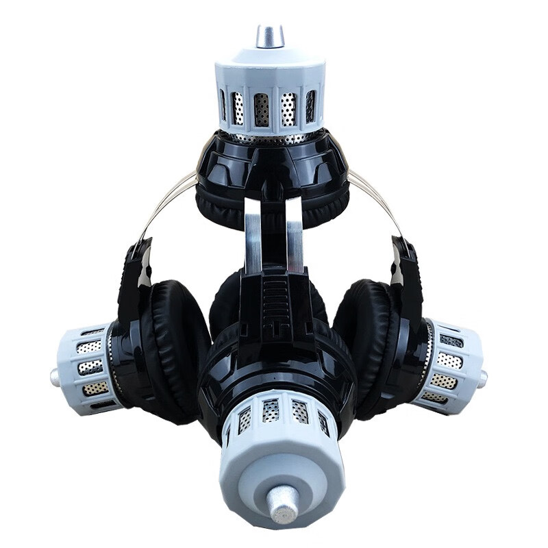 创安名品新款滤烟家用头耳部艾灸仪器颈灸朵理疗工具盒条神器无净百会穴罐 五头款+金艾柱(108柱)