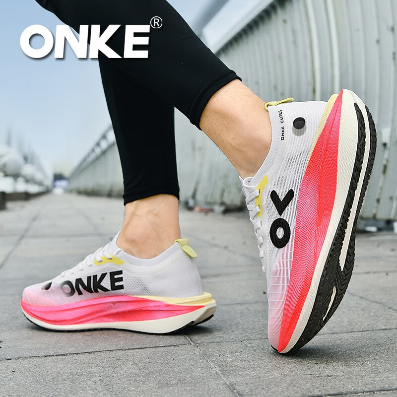 ONKE新款运动鞋女鞋春季透气轻便网面防滑减震健身休闲运动跑步鞋男 朝日 男女款 40