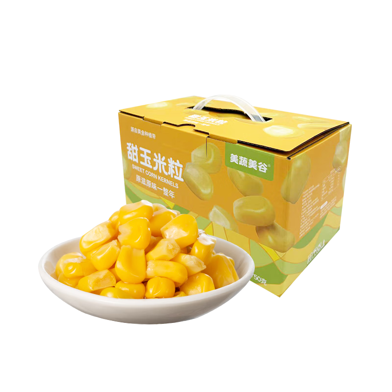 京鲜生盘锦水果玉米粒1.5斤 50g×15袋 礼盒装 开袋即食 源头直发包邮