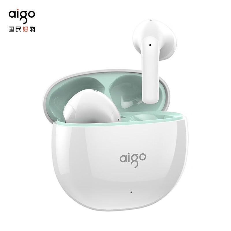 TA68真无线降噪蓝牙耳机通话半入耳运动跑步耳机安卓通用2025新款 白色