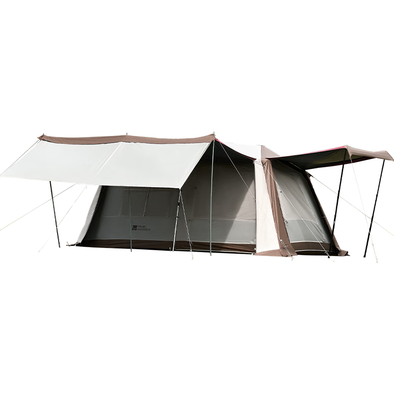 牧高笛(MOBIGARDEN)假日山居13.9 戶(hù)外露營(yíng)防曬自動(dòng)速開(kāi)黑膠帳篷 NX25661002 松露棕