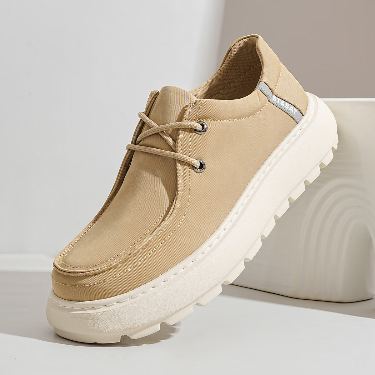 星期六男鞋夏季透气舒适布鞋软底健步鞋运动休闲鞋爸爸鞋复古休闲鞋子男